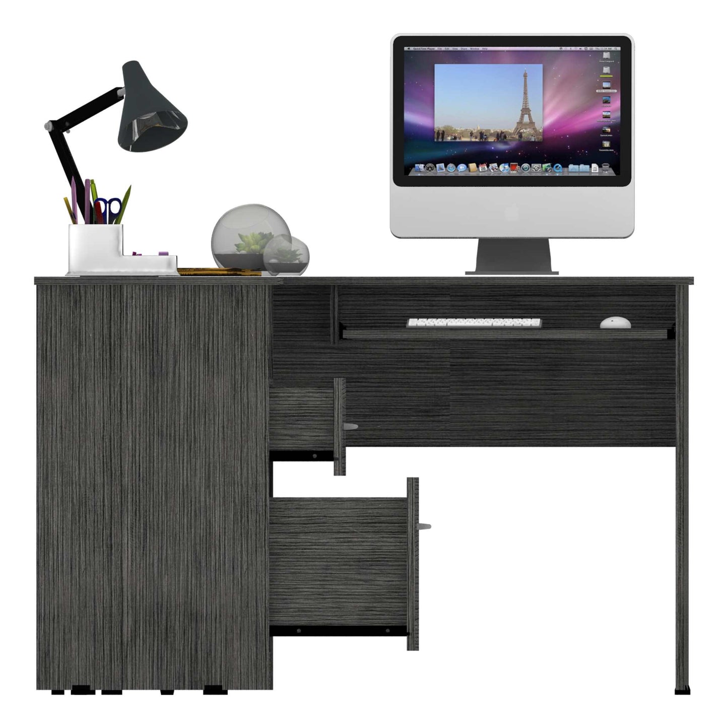 Huber L-Shaped Desk Hustle Nest