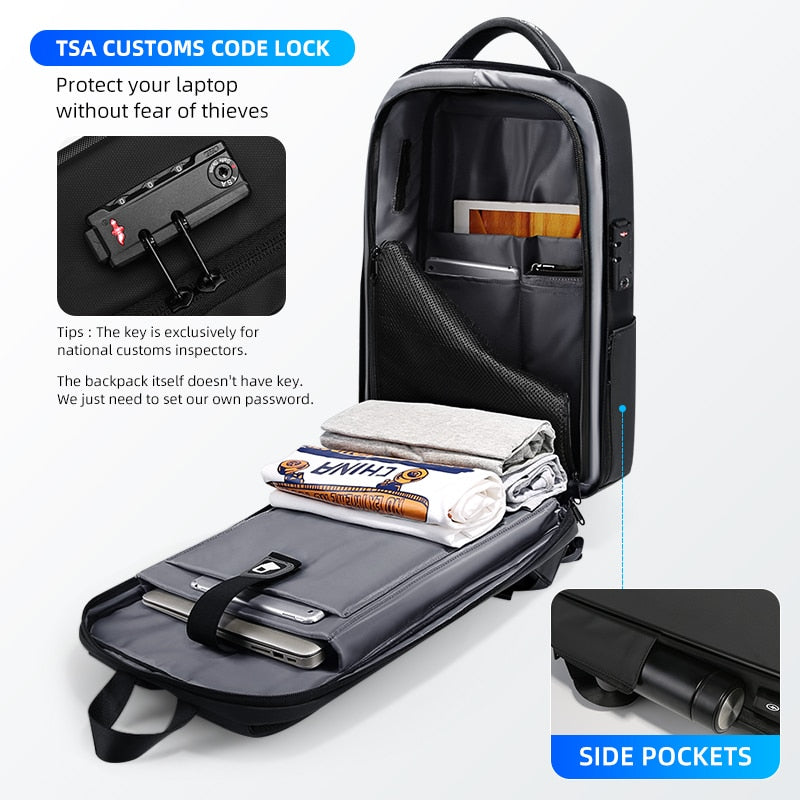 Anti theft outlet business laptop backpack