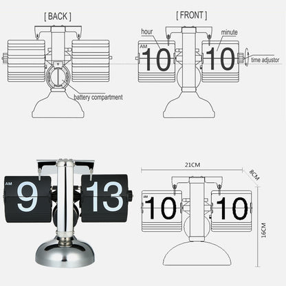 Digital Flip Clock Hustle Nest